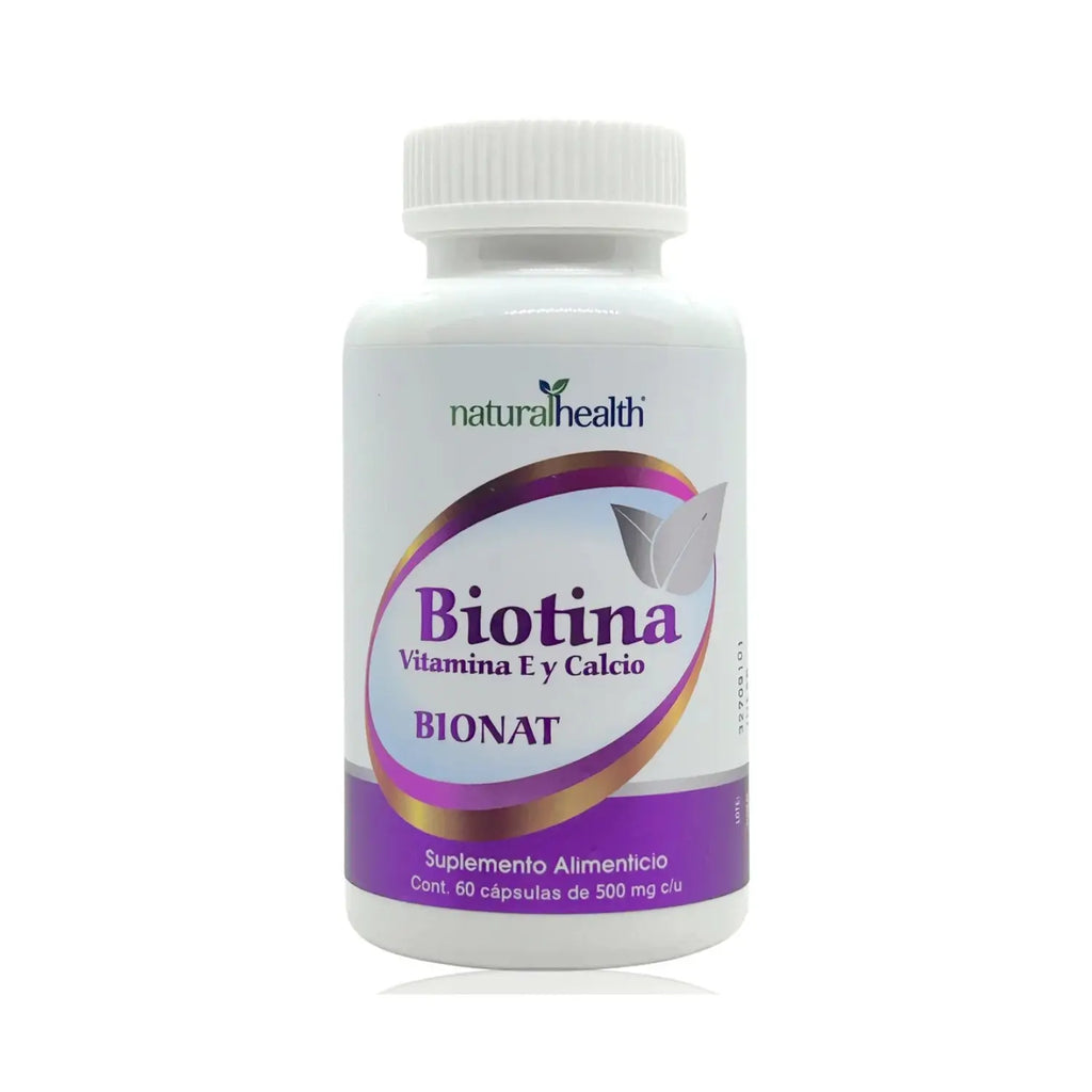 Natural Health Biotina Linea Blanca 60 caps 500mg