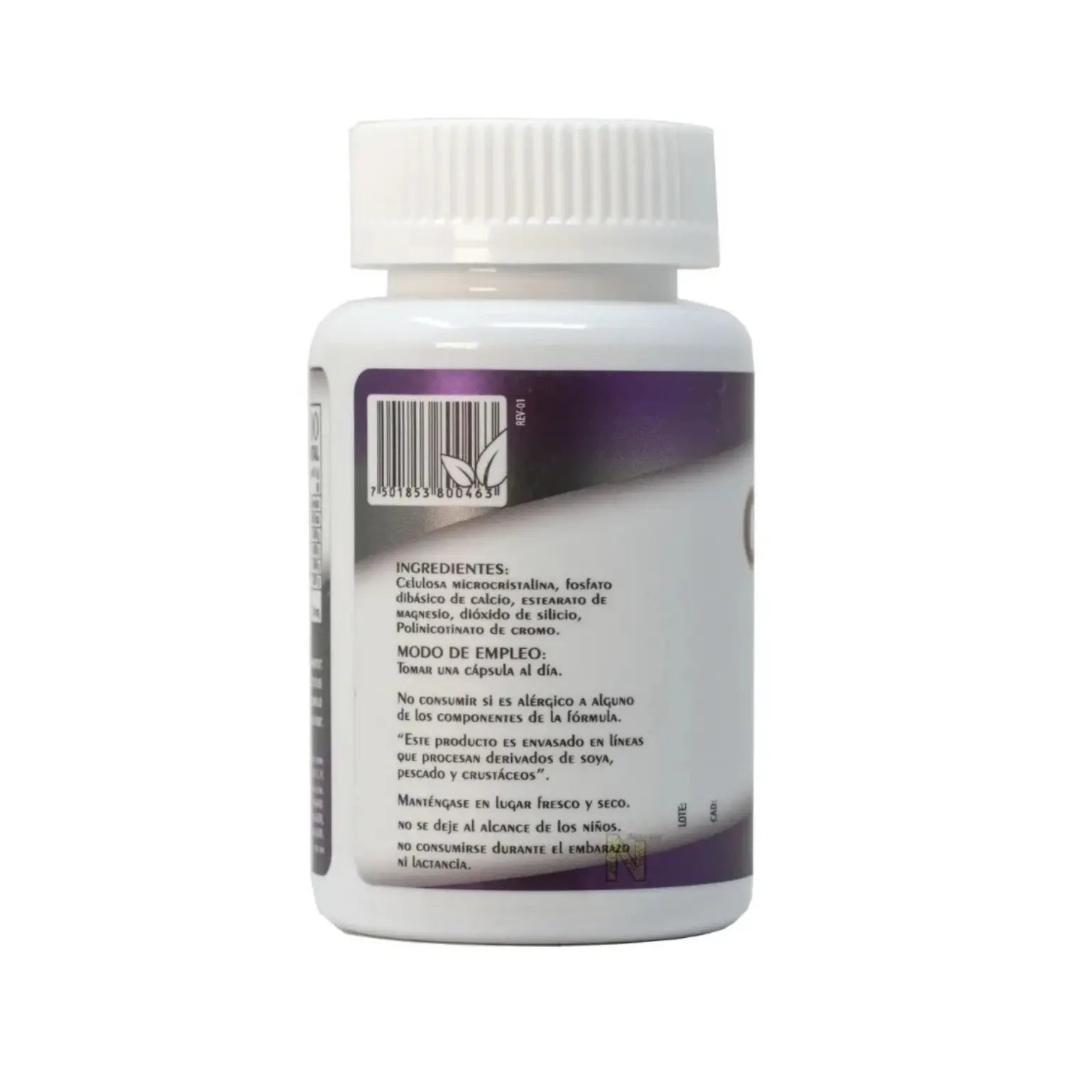 NATURAL HEALTH CHROMIUM 200 FRASCO CON 90 C 500 Mg c/u