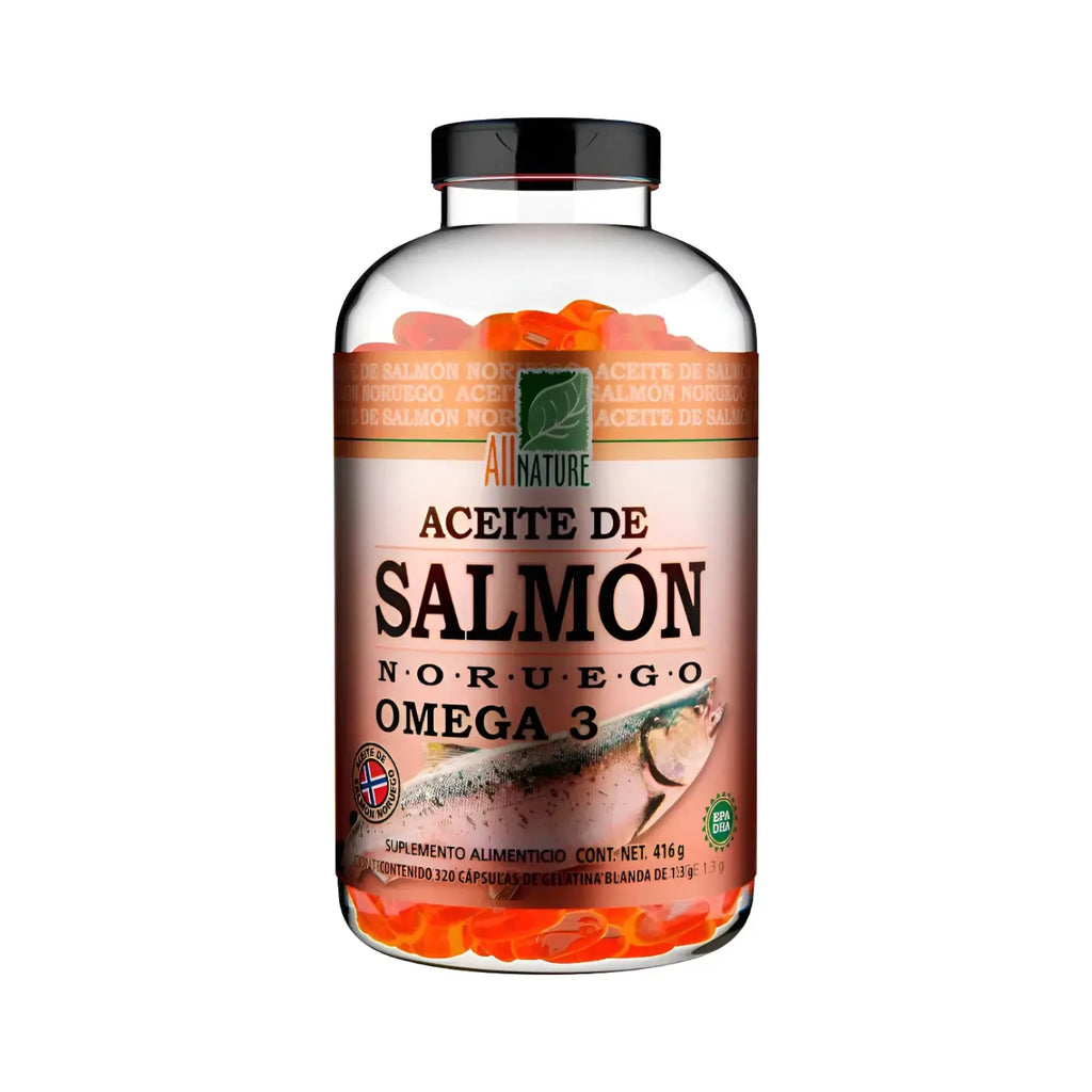 All Nature Aceite de Salmon 320 Capsulas