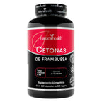 NATURAL HEALTH | Cetonas de Frambuesa | 120 Cápsulas de 500 mg | Complemento Nutricional para el Bienestar Metabólico