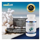 NATURAL HEALTH | Coral Cal Calcio de Coral con Vitamina D3 | 60 Cápsulas de 921 mg | Apoyo para Huesos y Dientes