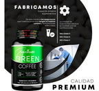 NATURAL HEALTH | Green Coffee Café Verde con Vinagre de Manzana y Té Verde | 120 Cápsulas de 500 mg | Apoyo Metabólico y Bienestar General