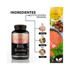 Natural Health Aceite de Salmón Noruego Omega 3 | EPA + DHA + DPA | Apoyo Cardiovascular, Cerebral y Visual | 180 Cápsulas