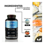 NATURAL HEALTH | CoralCal Calcio de Coral + Vitamina D3 | 180 Cápsulas | Apoyo para Huesos, Dientes y Función Muscular