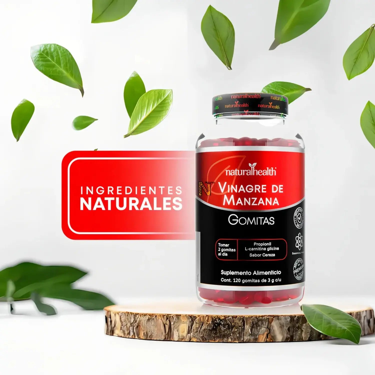 NATURAL HEALTH Gomitas de vinagre de manzana