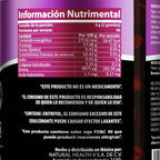 Natural Health Colágeno Hidrolizado | 120 Gomitas | Ácido Hialurónico + Biotina | Sabor Fresa | Cuidado de Piel, Cabello y Uñas | Suplemento Alimenticio