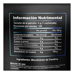 NATURAL HEALTH | Monohidrato de Creatina en Polvo | Bolsa de 600 g | Apoyo a la Fuerza, Energía y Rendimiento Muscular