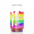 NATURAL HEALTH | Munekids Inmune Kids con Vitamina C, Zinc y Vitamina D3 | 60 Gomitas de 3 g | Sabor Fresa, Uva y Cereza | Apoyo al Sistema Inmunológico Infantil