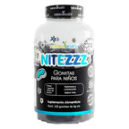 NATURAL HEALTH | Nitezzz Melatonina y Valeriana | 120 Gomitas Sabor Uva de 3 g | Apoyo al Sueño y Descanso Nocturno