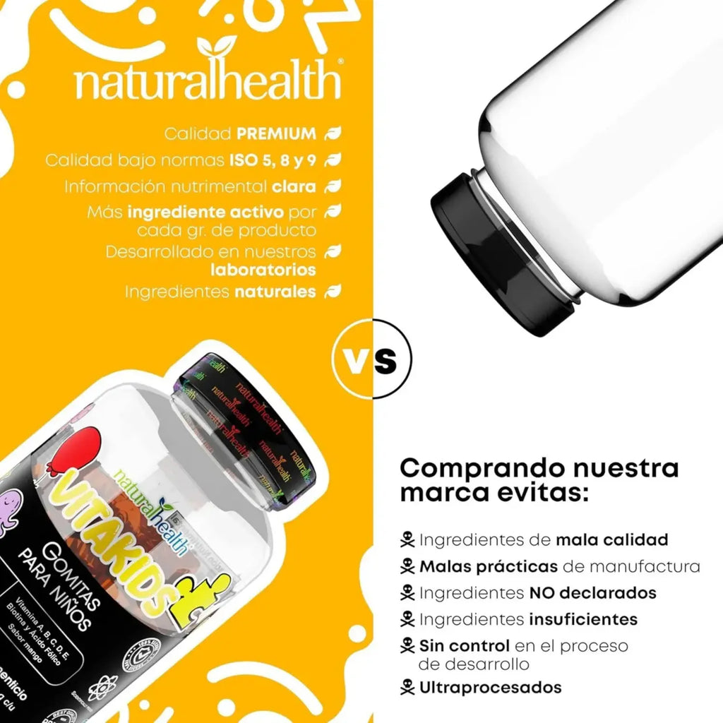 NATURAL HEALTH Natural Health GOMITA VITAKIDS SABOR MANGO