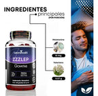 NATURAL HEALTH | ZZZLEP Gomitas de Melatonina 10 mg y Valeriana | 120 Gomitas Sabor Fresa | Apoyo al Sueño y Descanso Nocturno