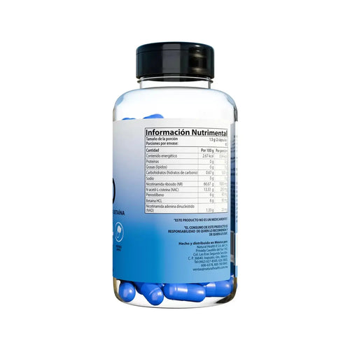 All Nature Eternad NAD 750mg, 120 Cápsulas