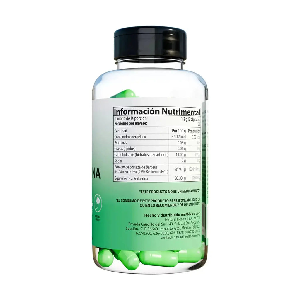 All Nature Berberina 120 Cápsulas De 600mg Sfn