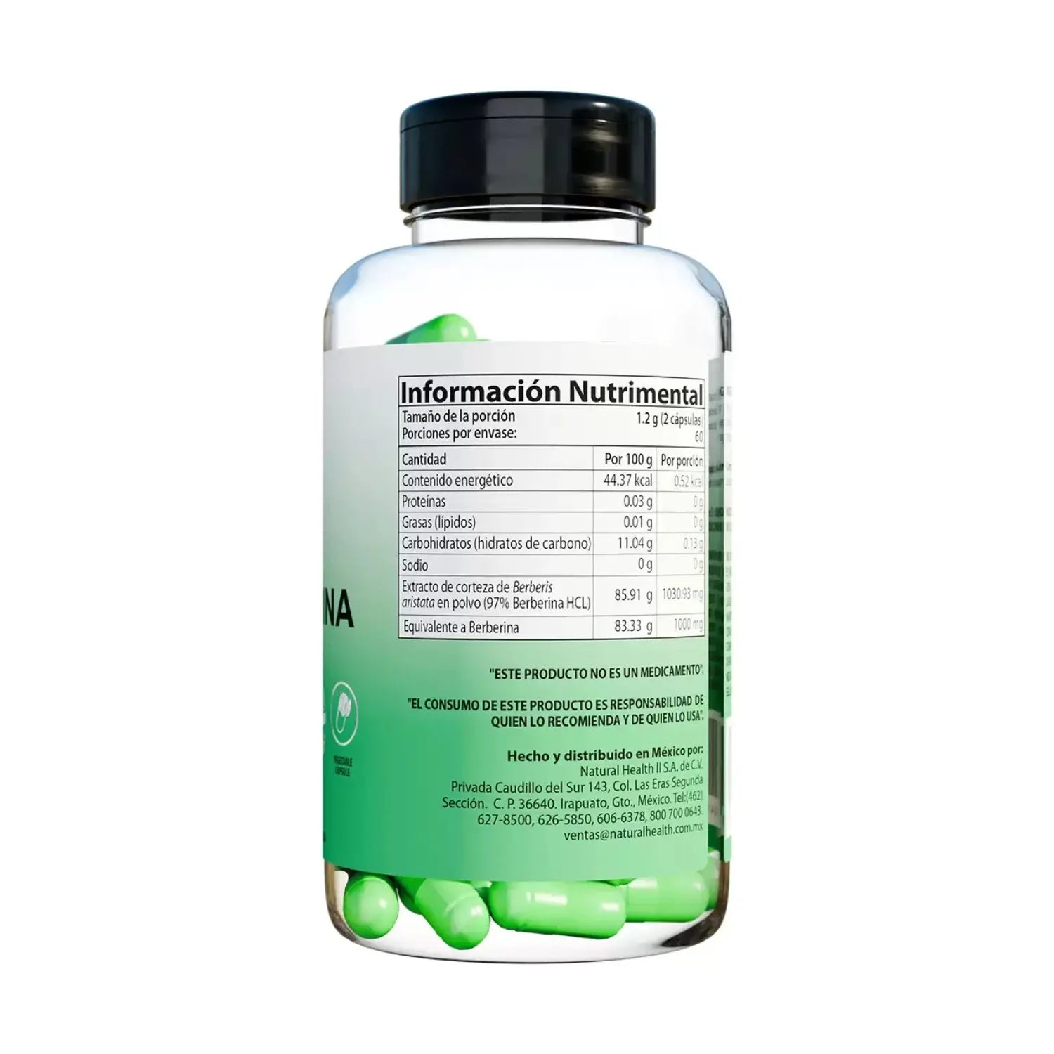 All Nature Berberina 120 Cápsulas De 600mg Sfn