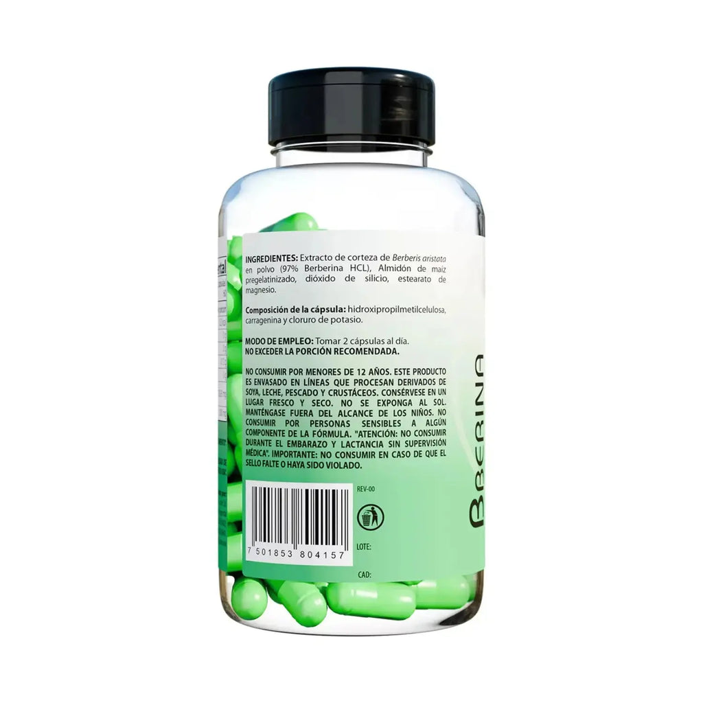 All Nature Berberina 120 Cápsulas De 600mg Sfn