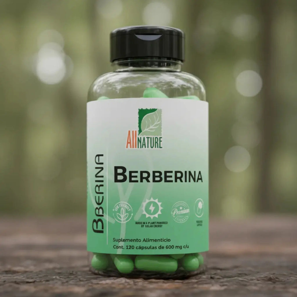 All Nature Berberina 120 Cápsulas De 600mg Sfn