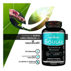NATURAL HEALTH | Soulax Glicinato de Magnesio con Bacopa | 120 Cápsulas de 750 mg