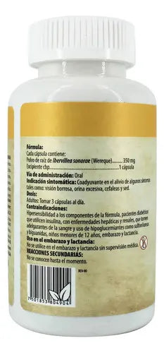 NATURAL HEALTH | Divique Wereque | 60 Cápsulas de 350 mg | Complemento Herbolario para el Bienestar Metabólico