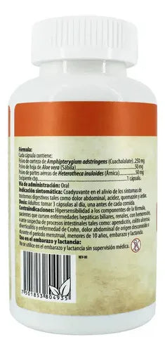 Natural Health Ryven UCG3 | Cuachalalate, Sábila y Árnica | 60 Cápsulas de 350 mg | Suplemento Herbolario