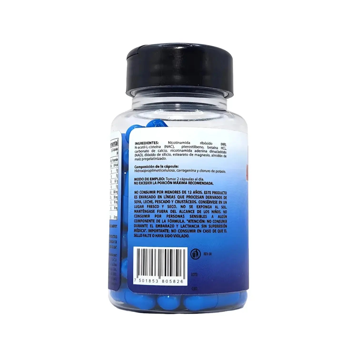 All Nature NAD 60 capsulas 750mg
