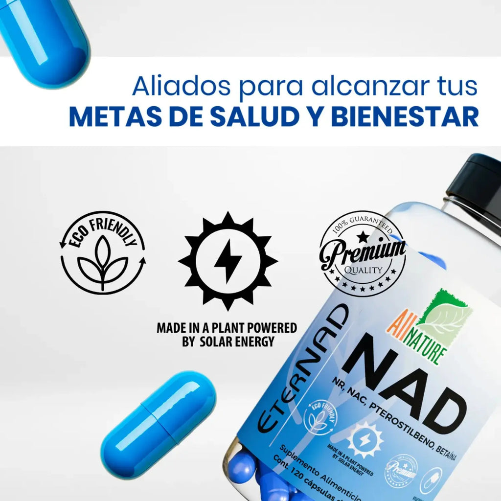 All Nature NAD 60 capsulas 750mg