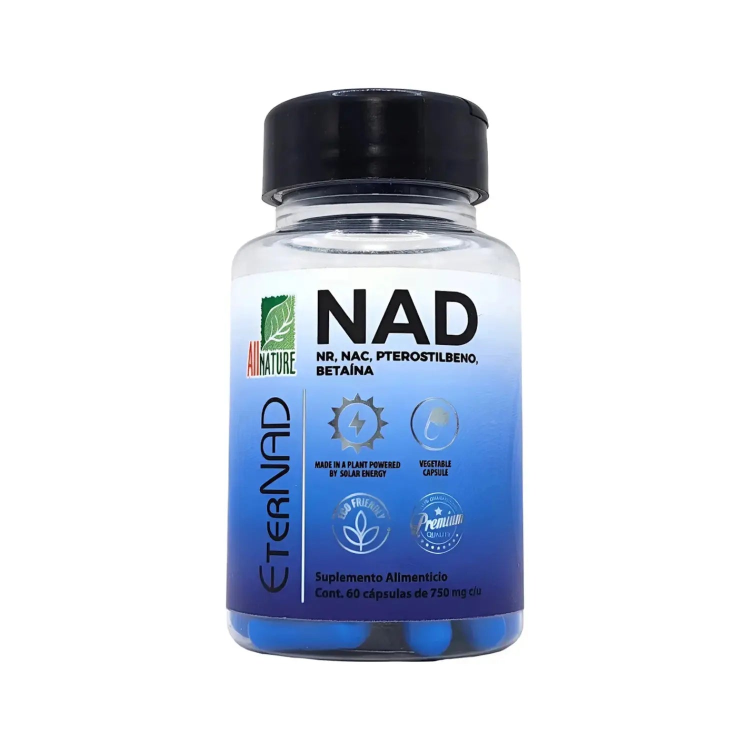 All Nature NAD 60 capsulas 750mg