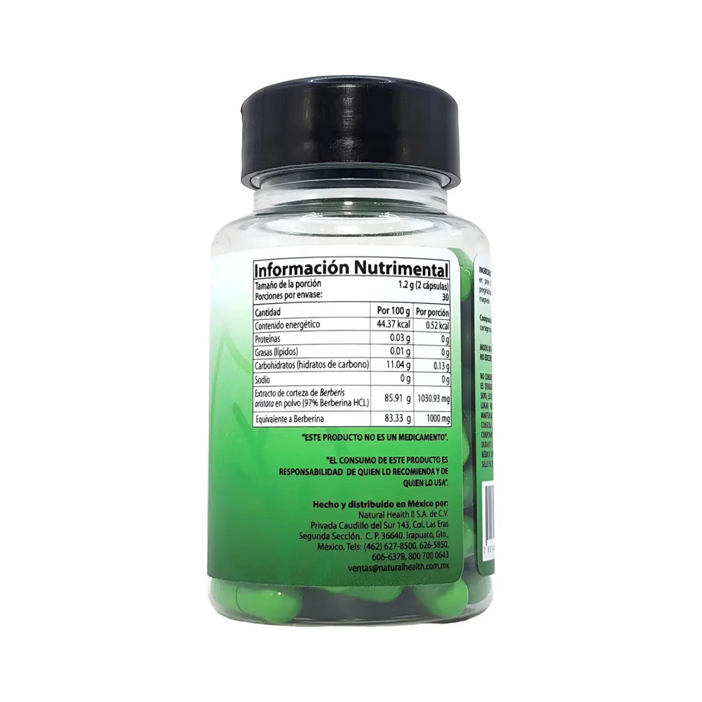 All Nature Berberina 60 Capsulas 600mg