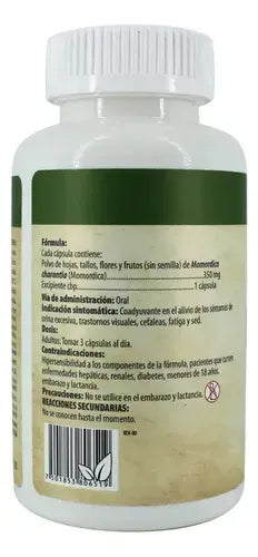 Natural Health Biotanical Balsantrex | Momórdica 350 mg | 60 Cápsulas | Fórmula Herbolaria