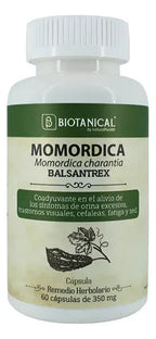 Natural Health Biotanical Balsantrex | Momórdica 350 mg | 60 Cápsulas | Fórmula Herbolaria