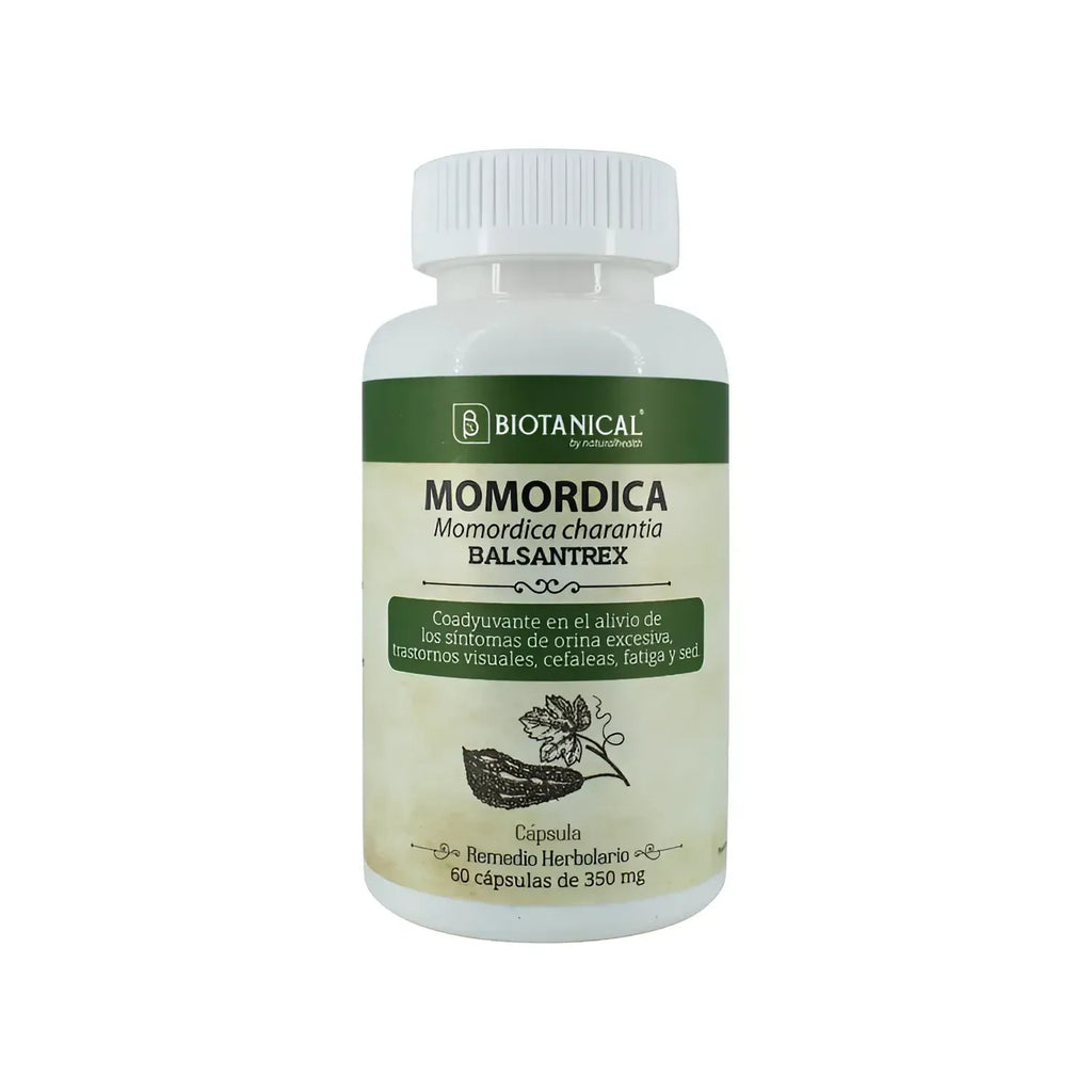 Natural Health Biotanical Balsantrex | Momórdica 350 mg | 60 Cápsulas | Fórmula Herbolaria