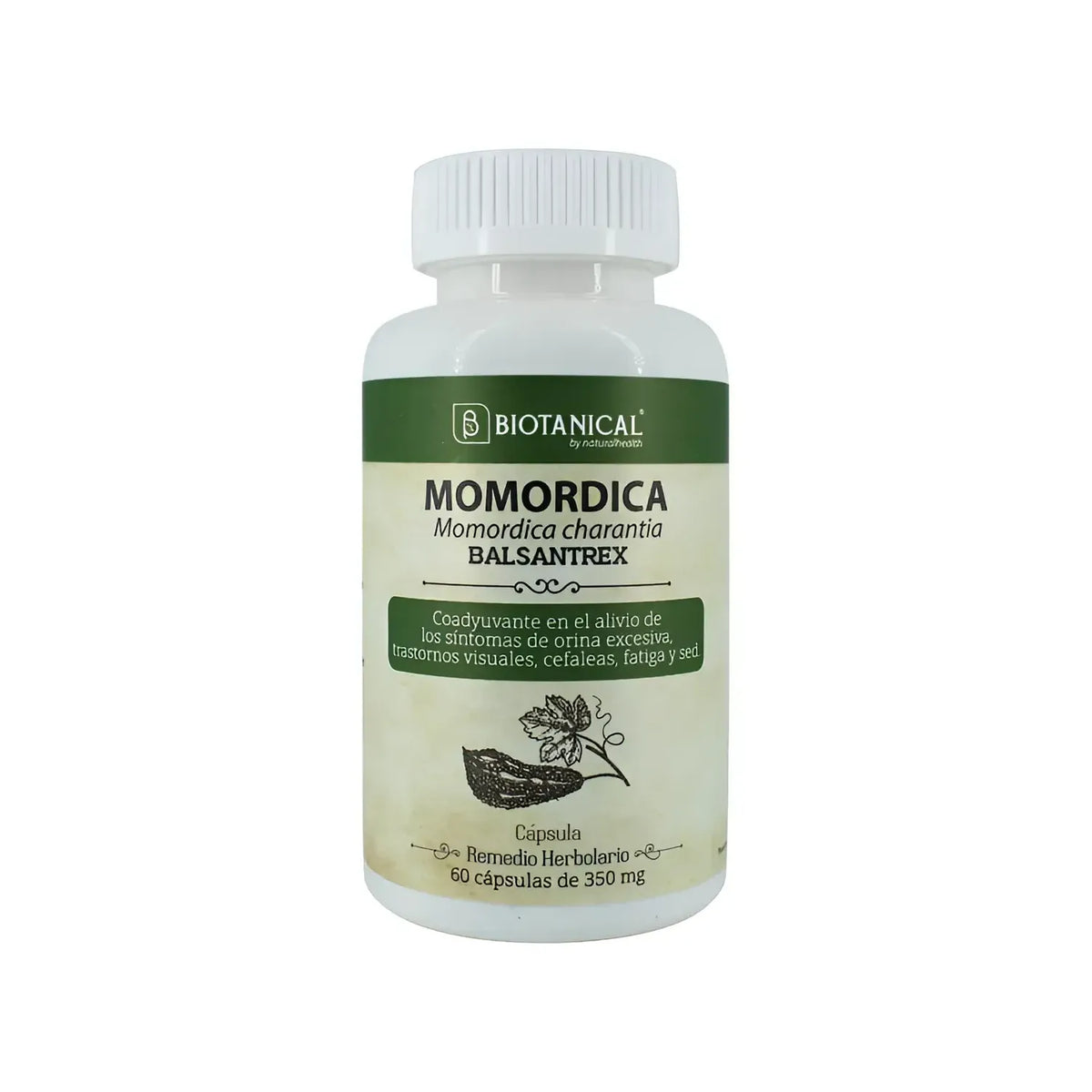 Natural Health Biotanical Balsantrex | Momórdica 350 mg | 60 Cápsulas | Fórmula Herbolaria