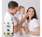 NATURAL HEALTH | Zyn-C Zinc | 100 Cápsulas de 500 mg | Apoyo al Sistema Inmunológico y Salud de la Piel