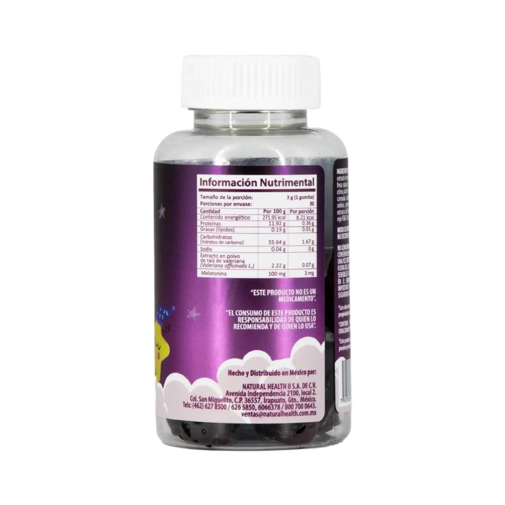 Natural Health Gomitas Sleep Niños Sabor Fresa, 30 de 3 G c/u