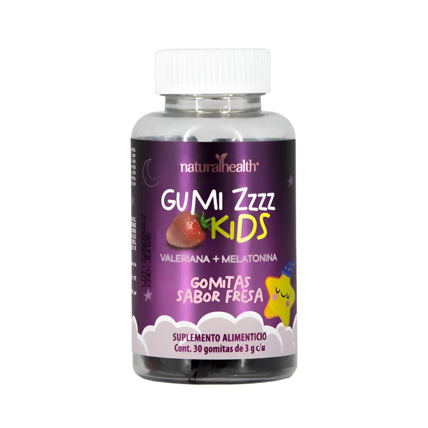 Natural Health Gomitas Sleep Niños Sabor Fresa, 30 de 3 G c/u