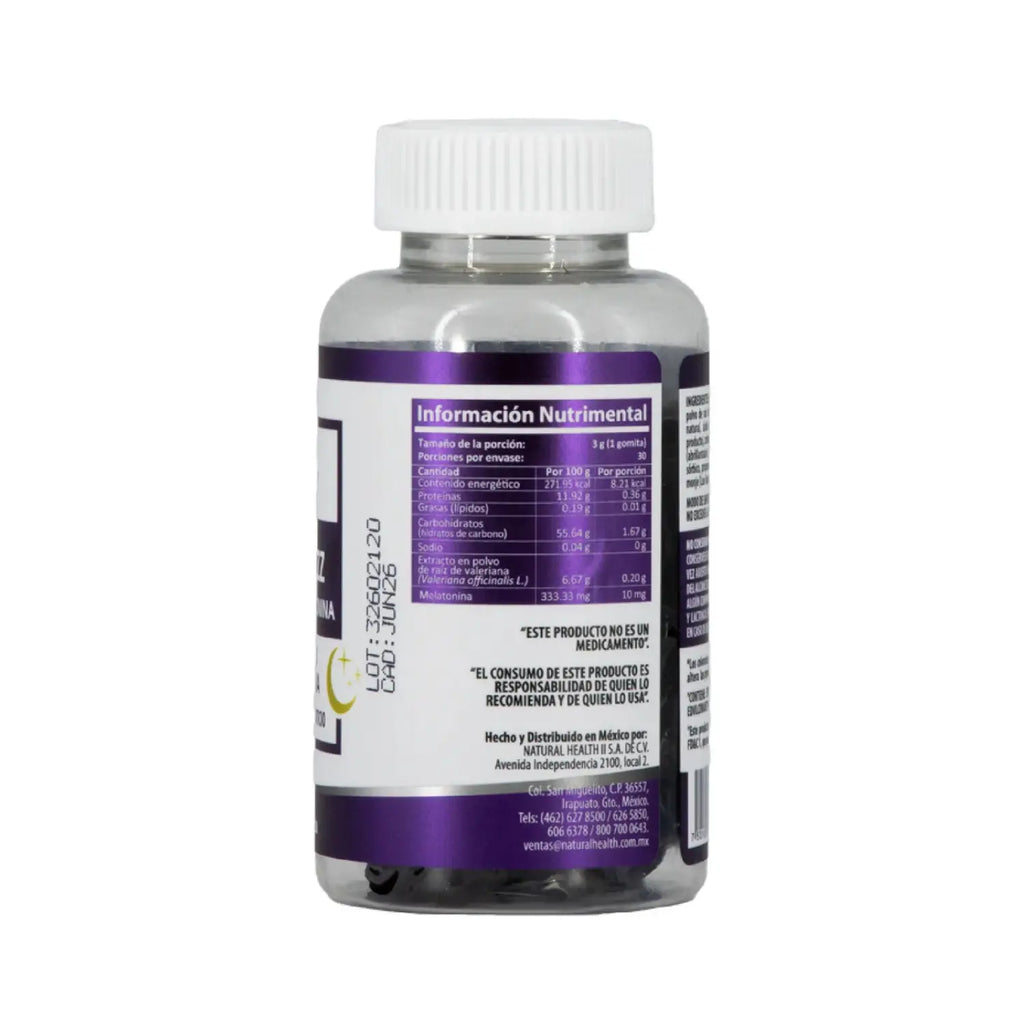 Natural Health Gomitas Sleep Sabor Uva, 30 de 3g c/u
