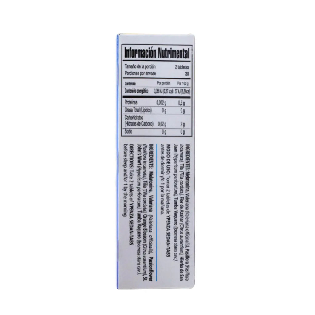 Ypenza Sedan-Tabs Melatonina 60 tabs