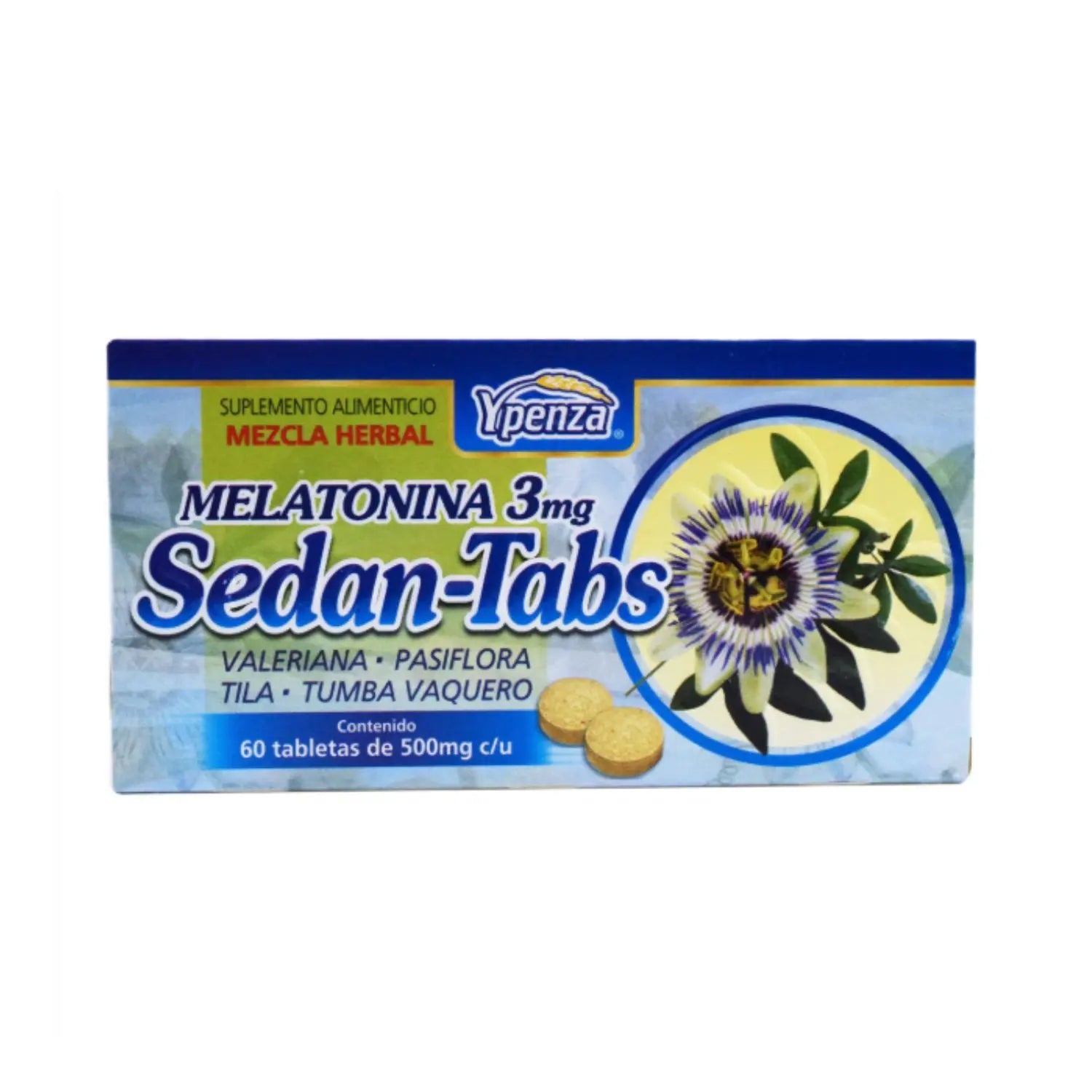 Ypenza Sedan-Tabs Melatonina 60 tabs