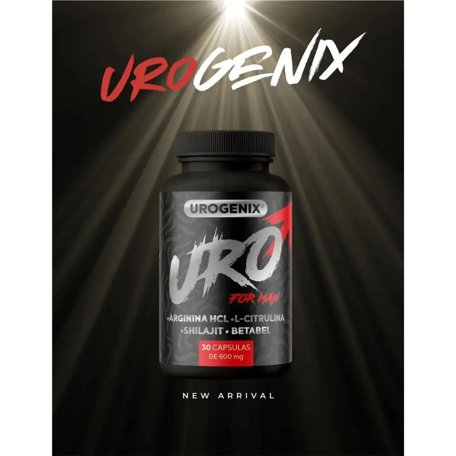 Urogenix URO For Man Potenciador & Vigorizante con 30 Capsulas