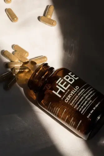 Hebe Sesen Cervello | Bacopa, DHA Omega 3 y Regaliz | 30 Cápsulas de 500 mg | Bienestar Cognitivo | Suplemento Alimenticio