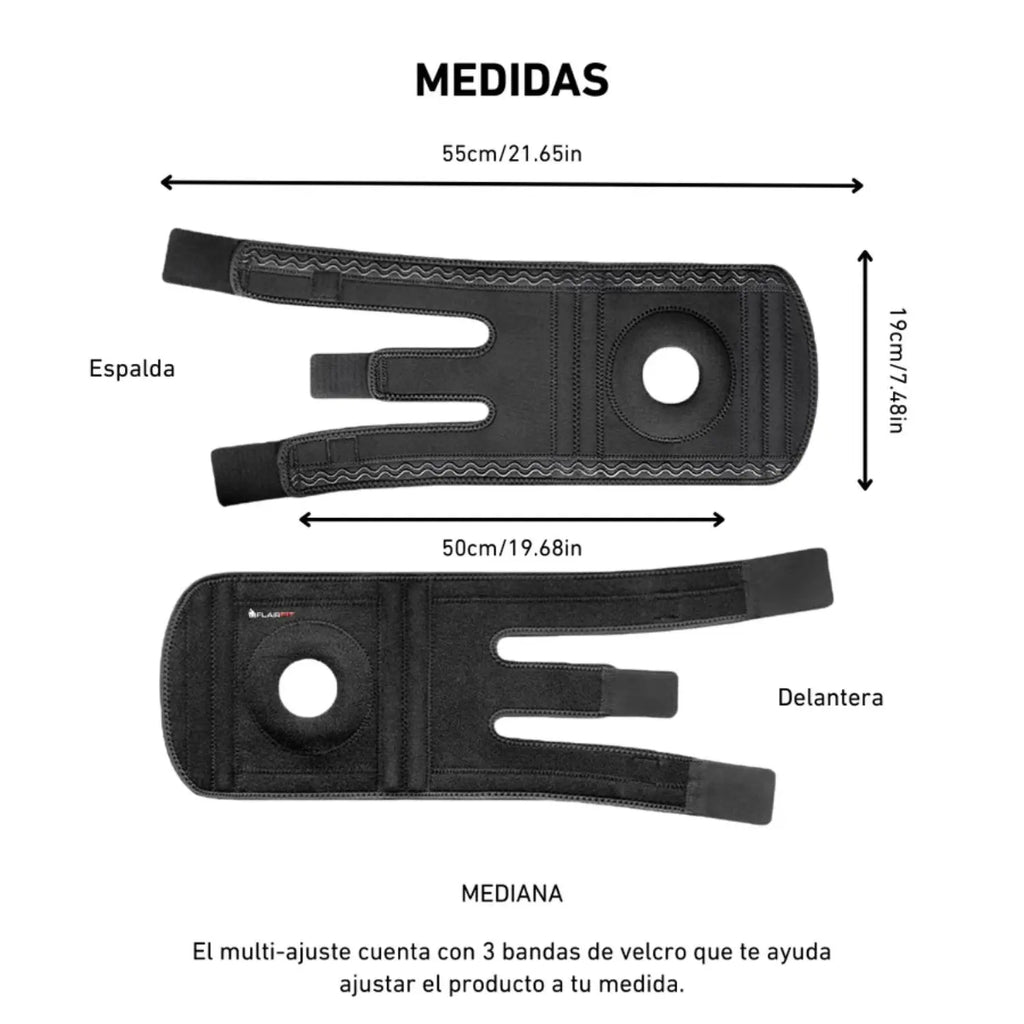 Flairfit rodillera neopreno multi-sport mediana sfn