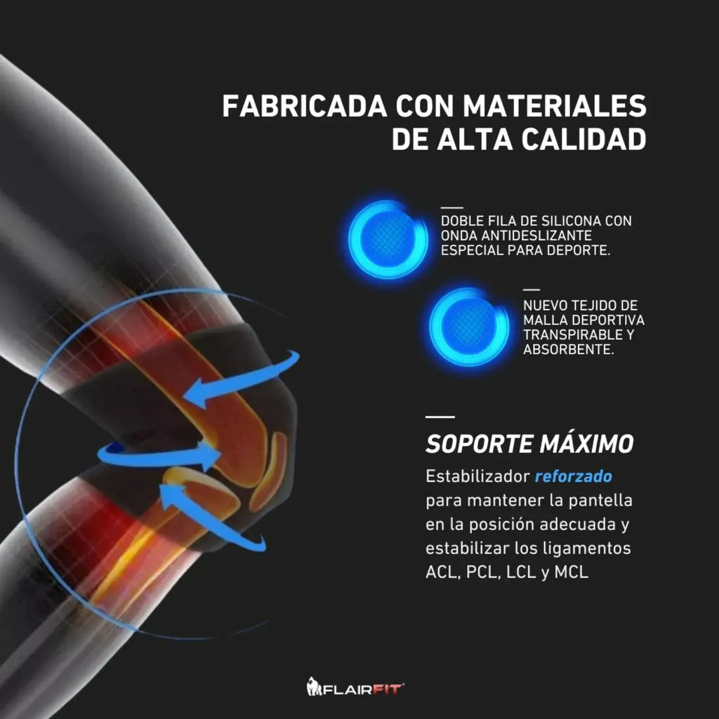 Flairfit rodillera neopreno multi-sport mediana sfn