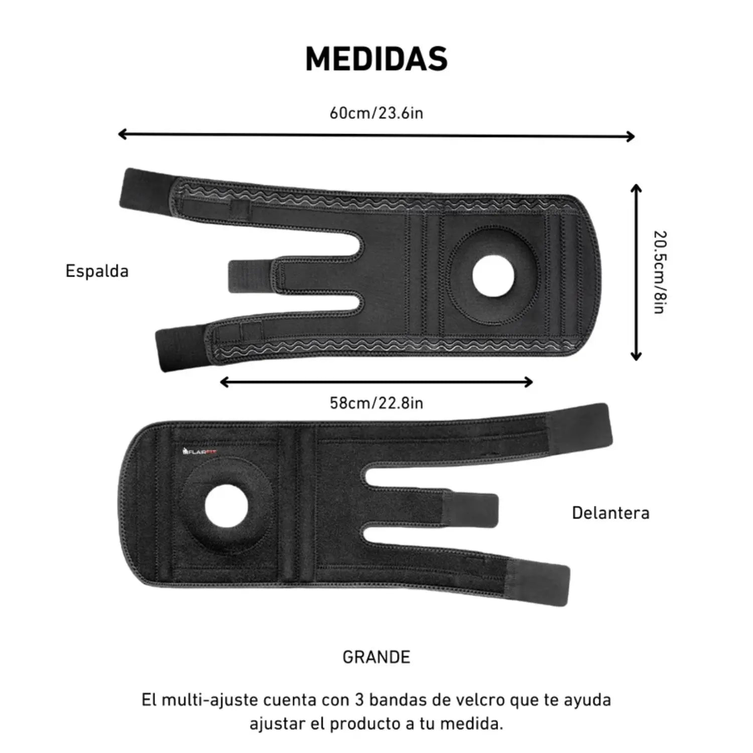 Flairfit rodillera neopeno multi-sport grande sfn