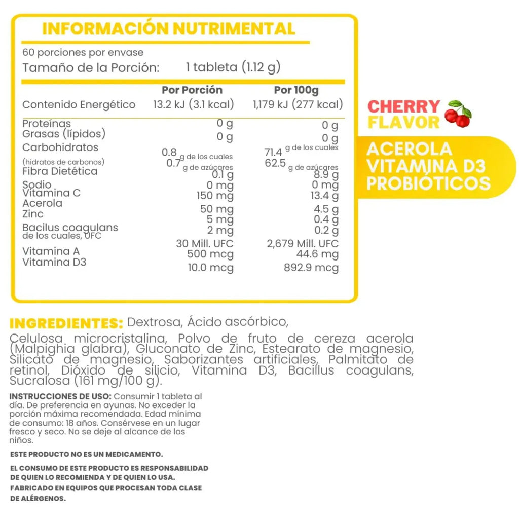 Flairfit Complejo de Acerola con Vitaminas 60 Caps Sfn
