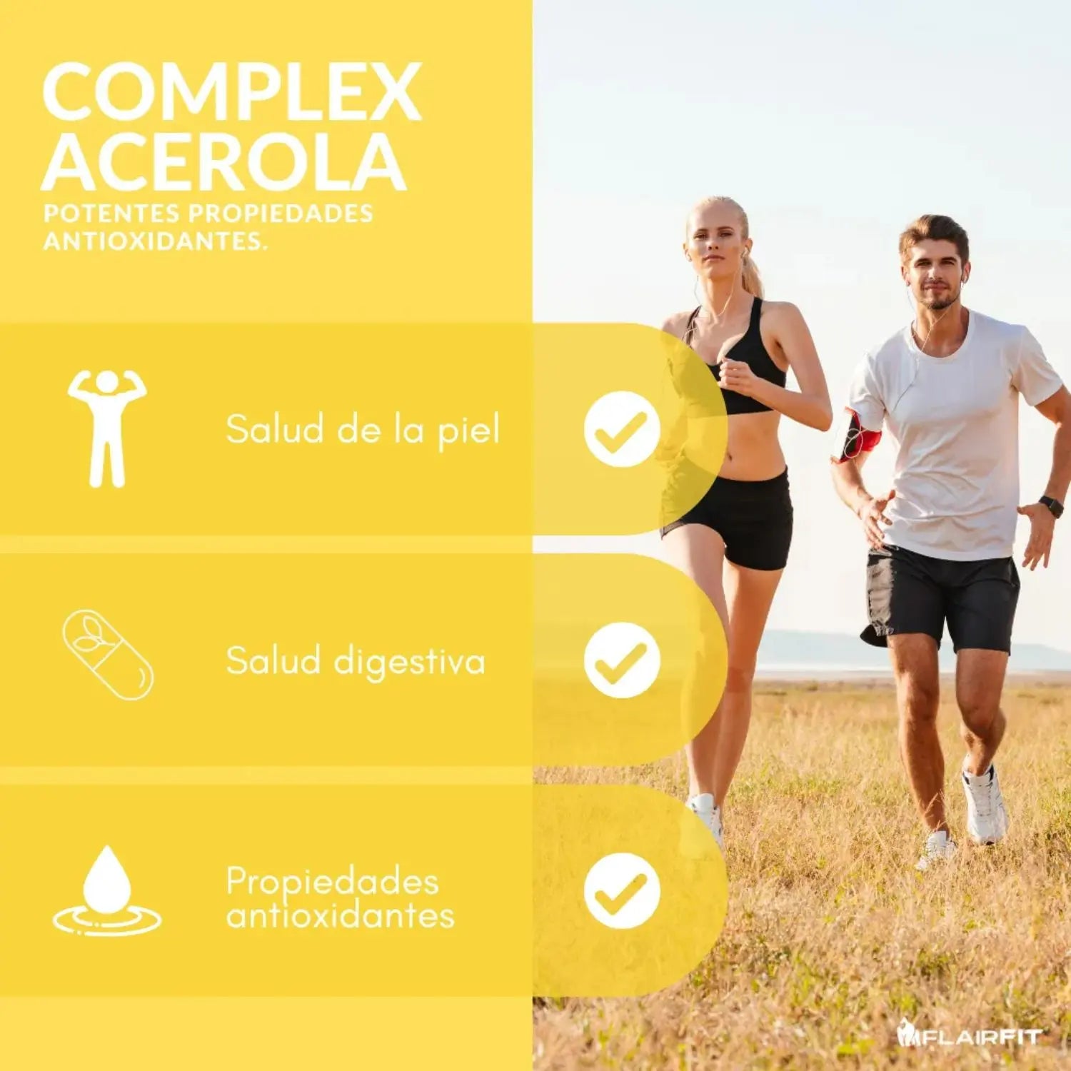 Flairfit Complejo de Acerola con Vitaminas 60 Caps Sfn