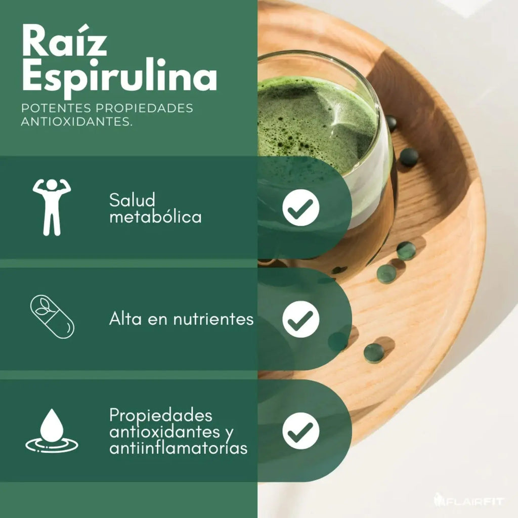 Flairfit Spirulina Plus 60 Caps Con 507mg Sfn