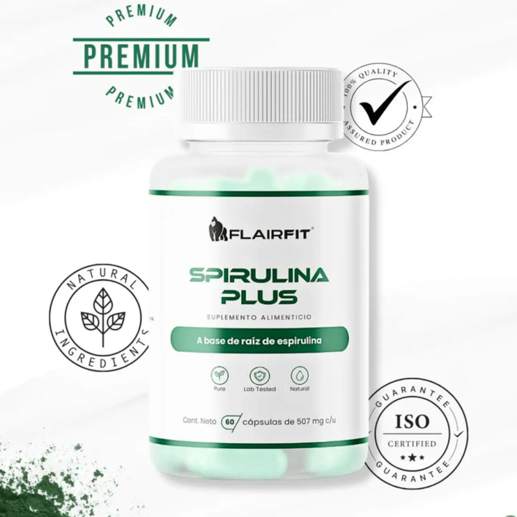 Flairfit Spirulina Plus 60 Caps Con 507mg Sfn