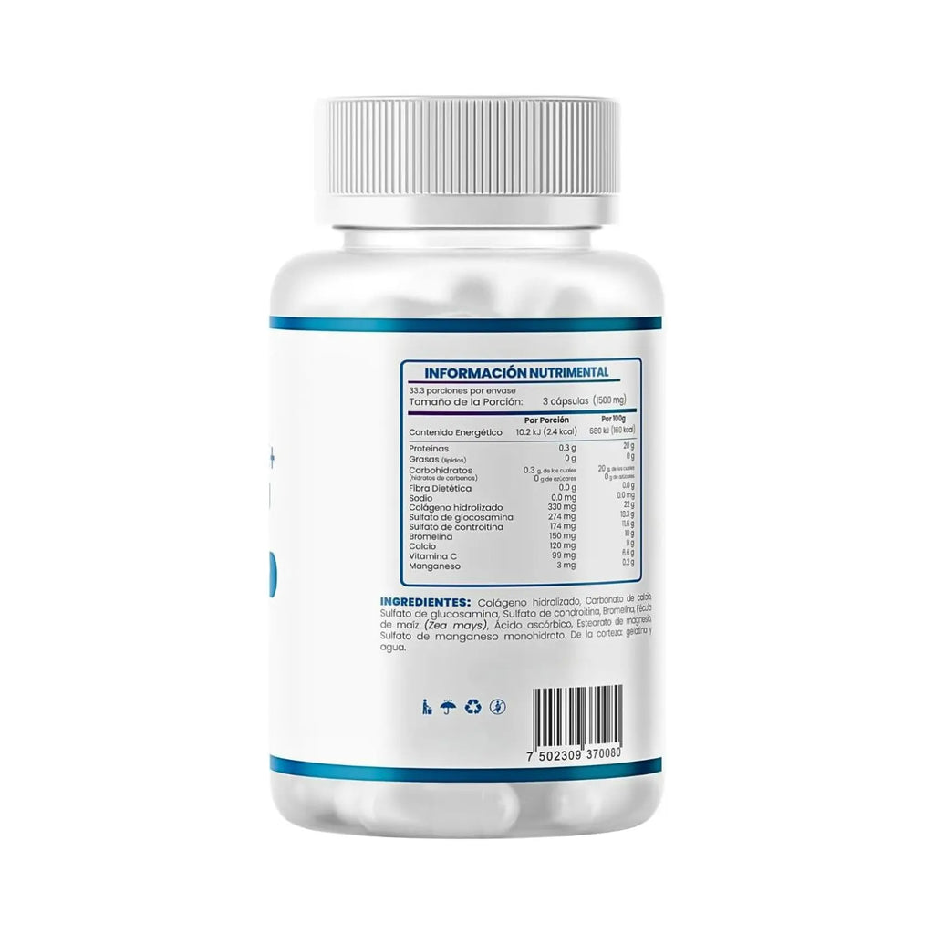 Flairfit Glucosamina + Condroitina 100 caps 500mg Sfn