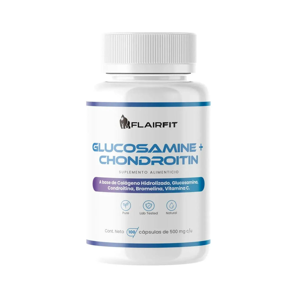 Flairfit Glucosamina + Condroitina 100 caps 500mg Sfn