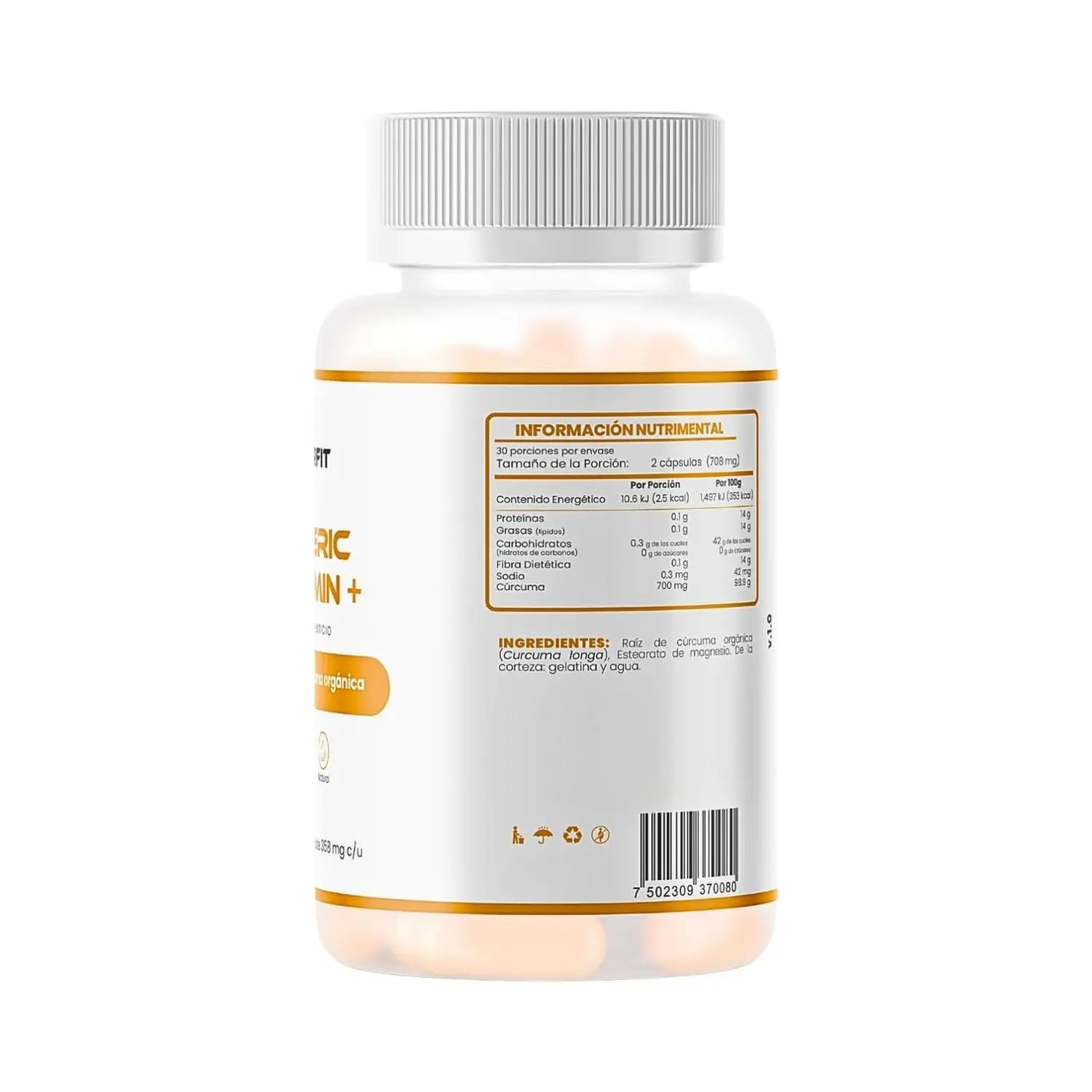 Flairfit Turmeric + Curcumin 80 Caps Sfn