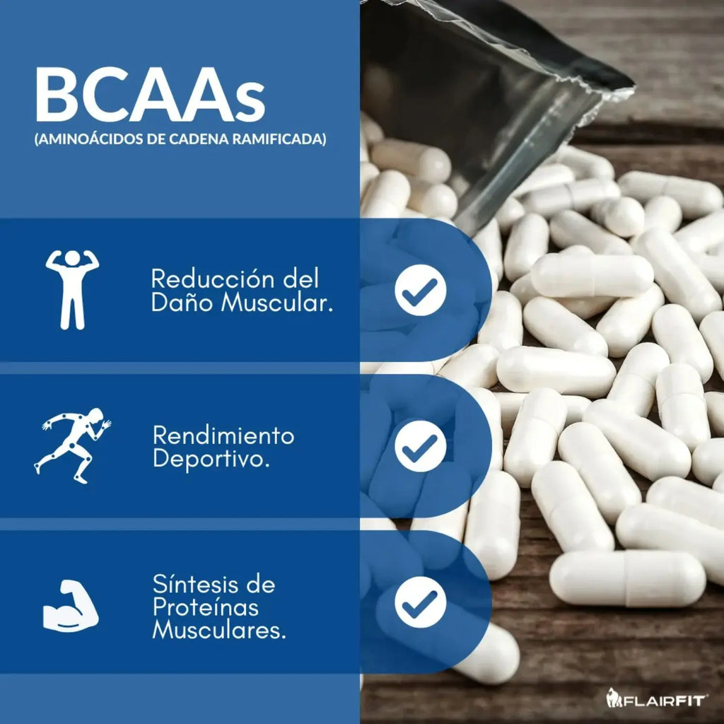 Flairfit Aminoacidos de Cadena Ramificada 90 Caps Sfn